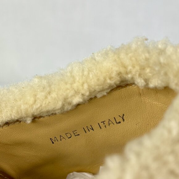 Coach Kacie Shearling Platform Mules | Tan Suede sz 7B Excellent condition - Picture 6 of 14